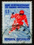 (1991) MiNr. 2014 - O - Rakousko - MS v alpském lyžování