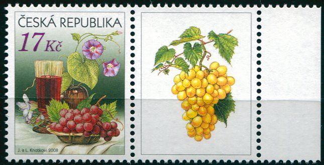 (2008) č. 545 **, K1Po - Česká republika - Zátiší s vínem