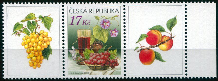 (2008) č. 545 ** S3 (K1+2) - Česká republika - Zátiší s vínem