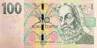 Česká republika (P 18g) bankovka 100 Kč (2018) - UNC - přední strana