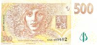 Česká republika (P 24bG) 500 Kč (2009) - UNC | www.tgw.cz