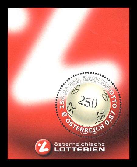 (2002) MiNr. 2396 ** - Rakousko - BLOCK 17 - Lotto