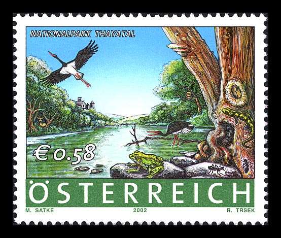 (2002) č. 2397 ** - Rakousko - Národní park Thayatal