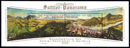 (2005) č. 2557-2558 ** - Rakousko - BLOCK 31 - Sattler-Panorama