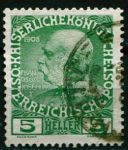 (1908) MiNr. 142 - O - Rakousko-Uhersko - známka ze série: 60. výročí vlády císaře Františka Josefa I.