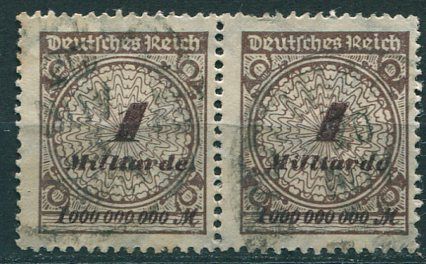 (1923) MiNr. 325 A, sp - O - Deutsches Reich - Čísla v kruhu