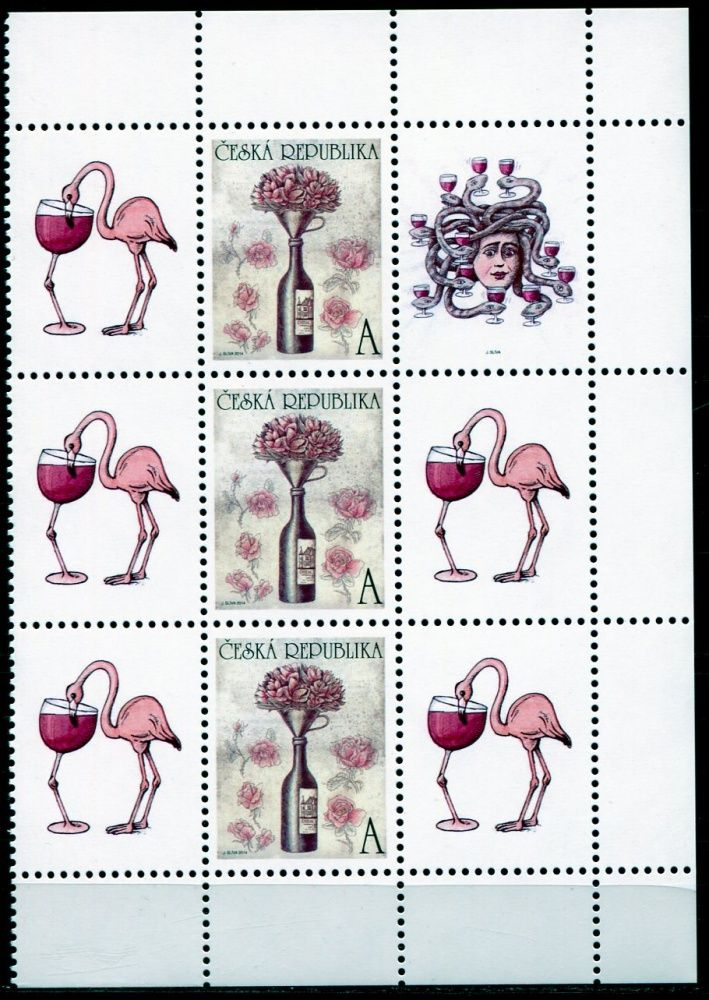Česká pošta (2014) č. 822 ** BL - Česká republika - Bouquet "A"