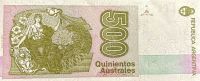 Argentina (P 328b) - 500 Pesos (1990) - UNC