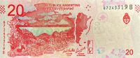 Argentina (P 361b) - 20 Pesos (2019) - UNC