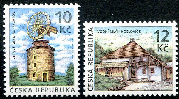 (2009) č. 608 - 609 ** - Česká republika - Technické památky Mlýny