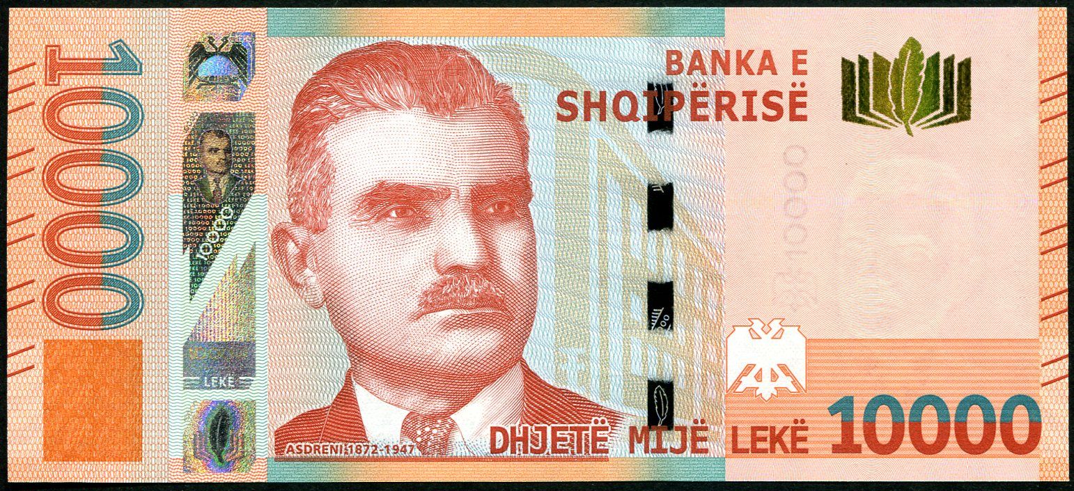 Albánie (P 81) 10 000 Leke (2019) - UNC