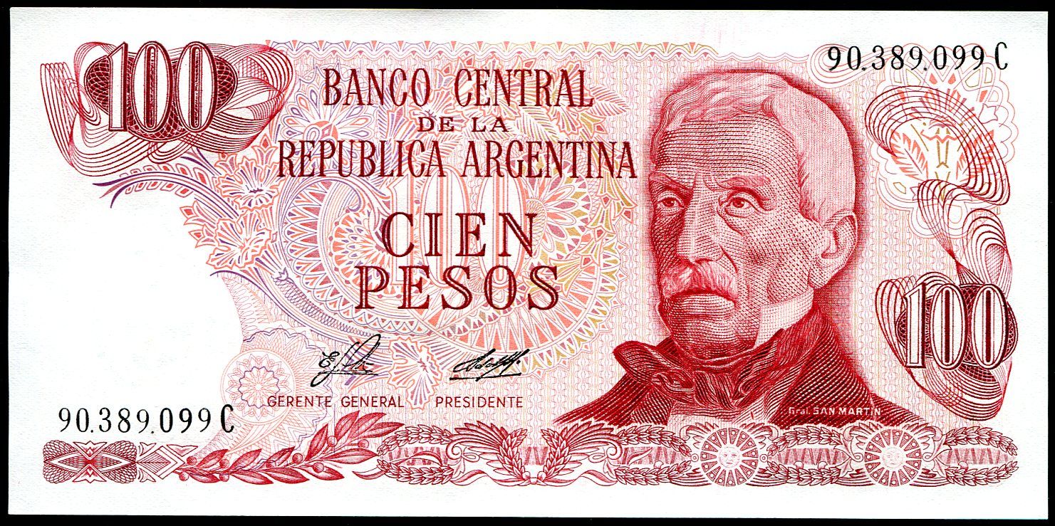 Argentina (P302a.2) - 100 Pesos (1978) - UNC
