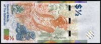 Bahamy (P 76) bankovka 50 Cents (2019) - UNC