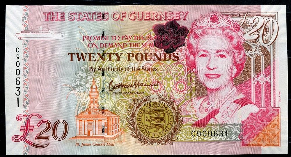 Guernsey - (P 58c) 20 Pounds - pamětní (2007) - UNC