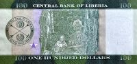 Libérie - (P 35a) 100 Dollars - (2016) - UNC