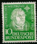 (1952) MiNr. 149 - O - Německo - Martin Luther (1483-1546), reformátor