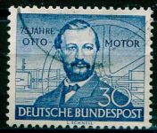 (1952) MiNr. 150 - O - Německo - Nicholas Otto (1832-1891), konstruktér strojů
