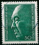 (1976) MiNr. 876 - O - Německo - Konrád Adenauer (2)