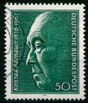 (1976) MiNr. 876 - O - Německo - Konrád Adenauer (1)
