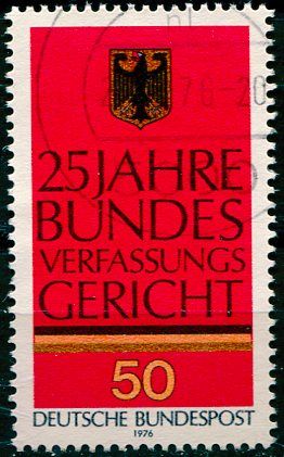 (1976) MiNr. 879 - O - Německo - Federální ústavní soud Karlsruhe (1)