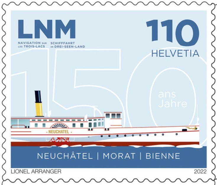(2022) MiNr. 2800 ** PL - Švýcarsko - Lodní společnost LNM