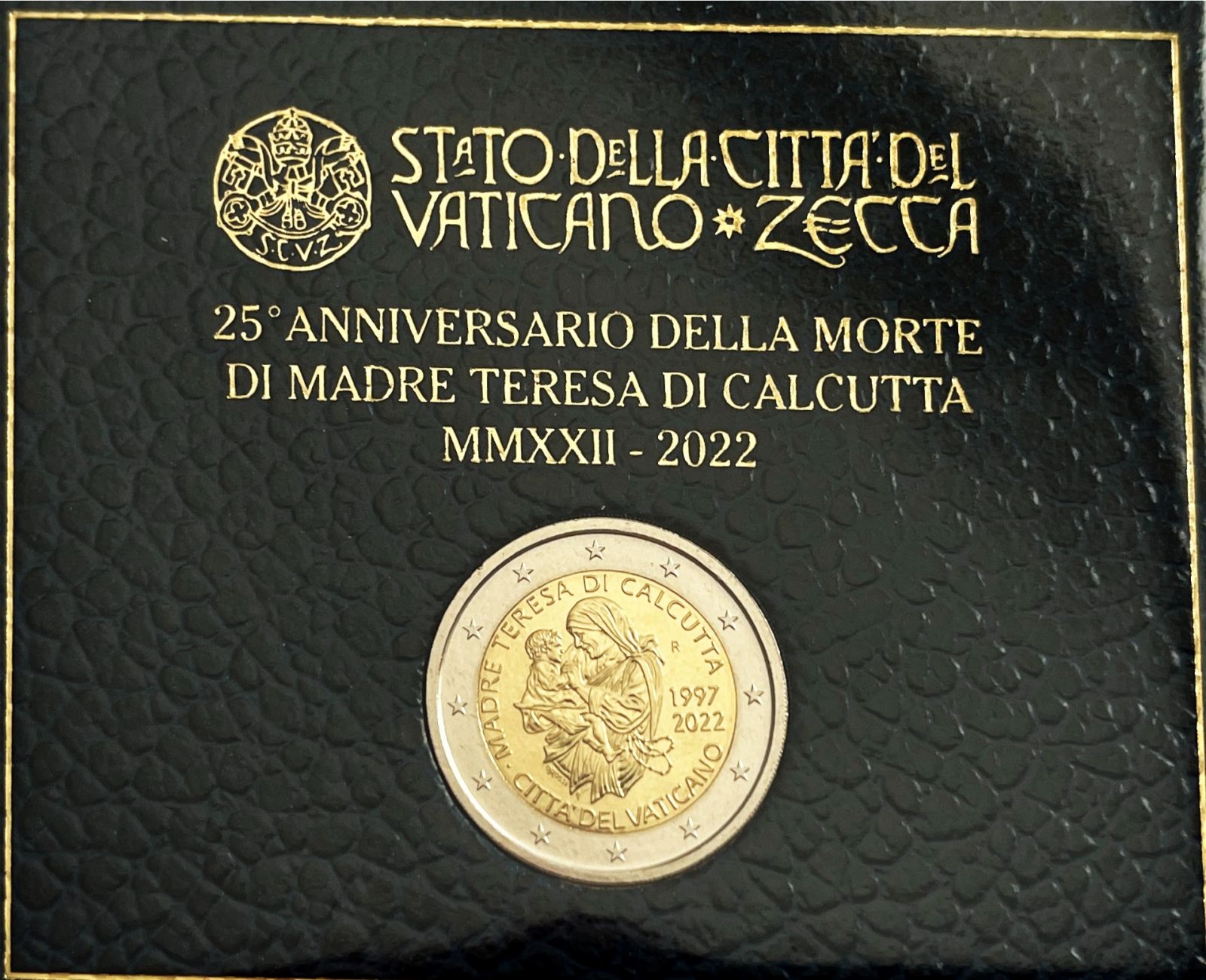 Vatican City (2022) Vatikán - 2 € - pamětní mince - Matka Tereza - blistr (BU)