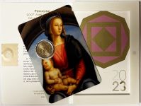 (2023) San Marino 2 € - Perugino - mincovní karta