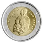 (2023) San Marino 2 € - Perugino - mincovní karta
