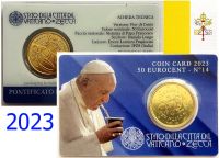 (2023) Vaticán 50c - mincovní karta (No. 14) - Papež František