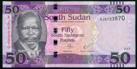 Jižní Sudán - (P 14c) 50 POUNDs (2017) - UNC