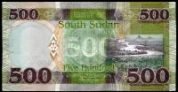 Jižní Sudán (P 16b) 500 POUNDs (2020) - UNC