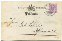 Německo - (Württenberg) korespondenční lístek (#.4)