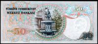 Turecko - (P188a) 50 Lir (1976) - UNC