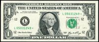 USA - P 523aLr - 1 dollar 2006 série - UNC, Replacement, suffix: ★