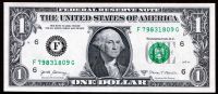 USA - P 544 - 1 dollar 2017 série - UNC - série F-G