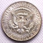 (1969) USA - stříbrná mince 1/2 dolar (Ag) - Kennedy (#1)