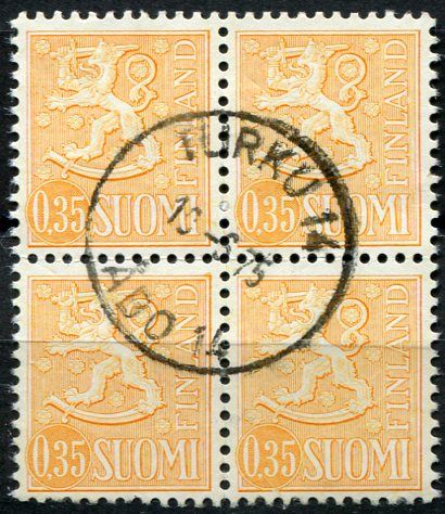 (1974) MiNr. 746 - 4-blok - O - Finsko - Znak