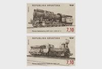 (2012) MiNr. 1054 - 1055 **- Chorvatsko - parní lokomotivy