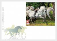 (2018) FDC MiNr. 1345 **- Chorvatsko - BLOCK 72 - Koně - Lipicáni