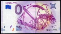 (2019-1) Německo - EUROPA PARK - horská dráha - € 0,- pamětní suvenýr