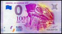 (2019-1) Turecko - Amasya - 22 haziran 1919 - € 0,- pamětní suvenýr