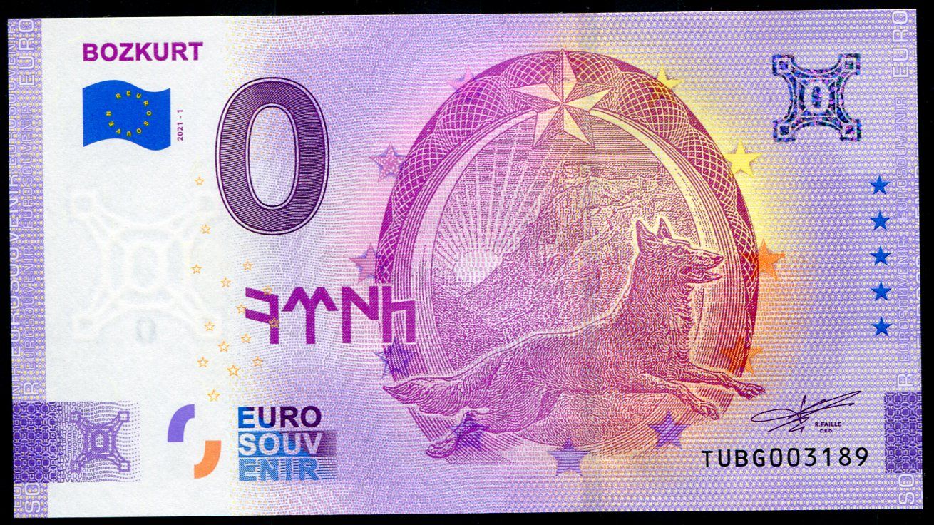 (2021-1) Turecko - Bozkurt - € 0,- pamětní suvenýr
