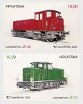 (2022) MiNr. 1588 - 1589 **- Chorvatsko - lokomotivy