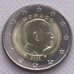 (2022) Monako -2 euro - oběhová mince