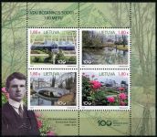 (2023) MiNr. ** Block - Litva - 100 let Botanické zahrady