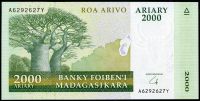 Madagaskar (P 87b) 200 Ariary (2004) - UNC
