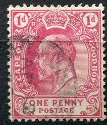(1902) SG. 71 / MiNr. 54 - O - Cape of Good Hope - král Edward VII. varianta razítka 1