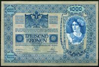 (1919) Rakousko (P 59) 1000 Kronen (1/1)