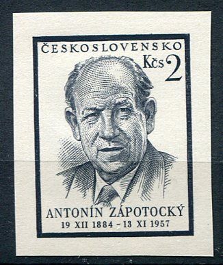 (1957) č. 967 ** - Československo - Úmrtí A. Zápotockého