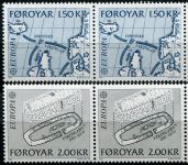 (1982) MiNr. 70 - 71 **, sp - Faerské ostrovy - EUROPA